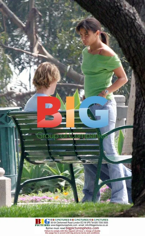 Owen Wilson and Karolina at Santa Monica Lookout Point