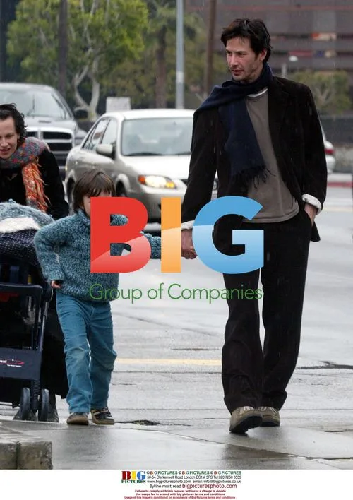 Keanu Reeves with Niece on Rainy LA Day