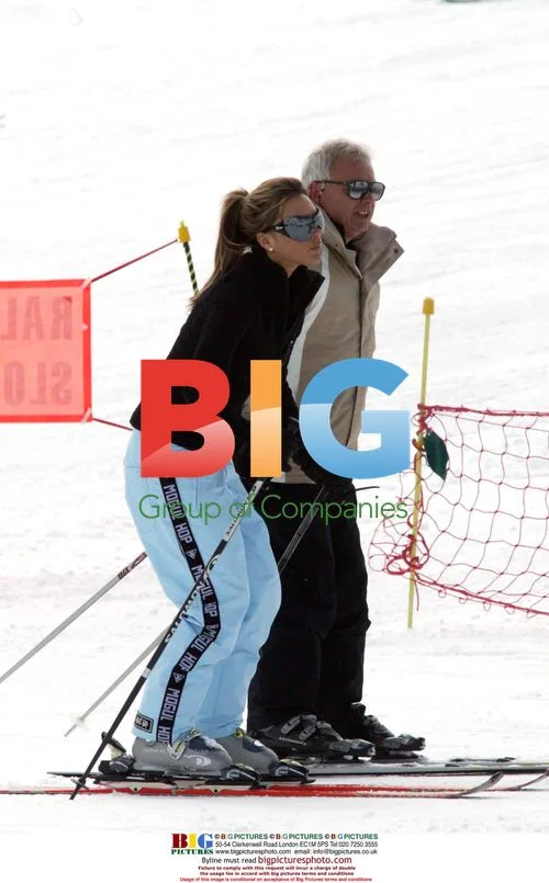 Victoria Beckham and family skiing in Courchevel