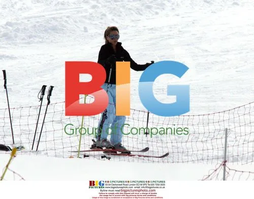 Victoria Beckham Skiing with Family in Courchevel