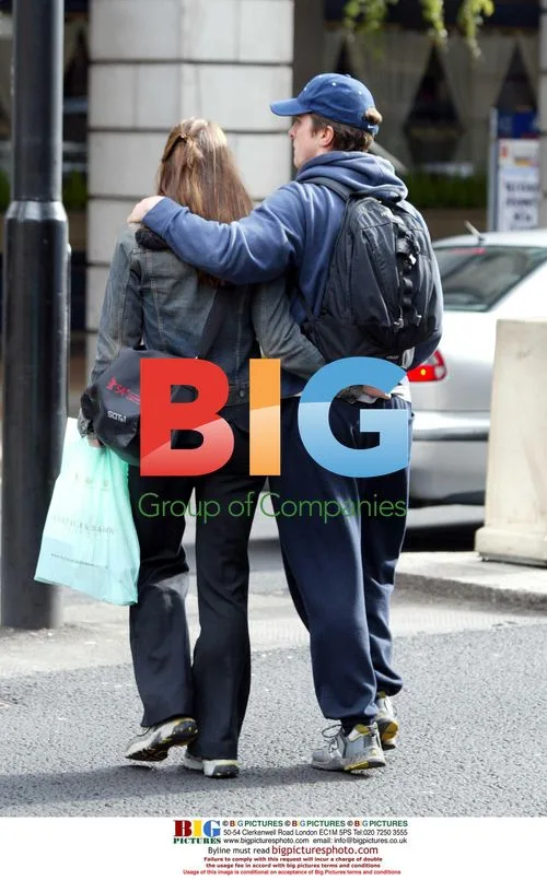 Christian Bell Shopping with Girlfriend