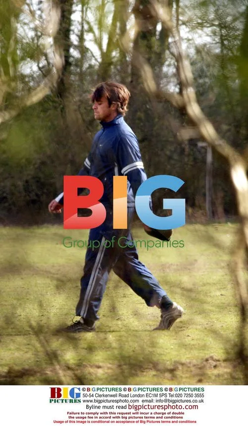 Robbie Williams and Jonathan Wilkes Playing Football