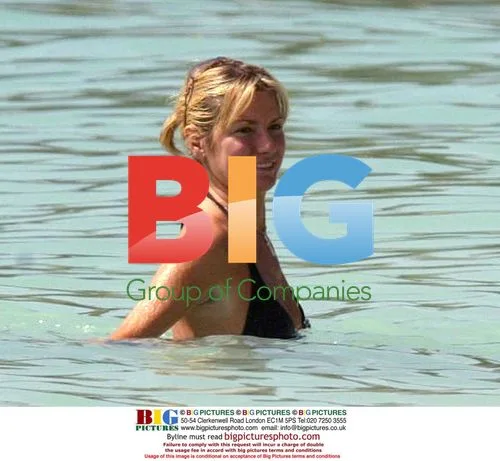 Alex Best and Jodie Kidd on Caribbean Vacation