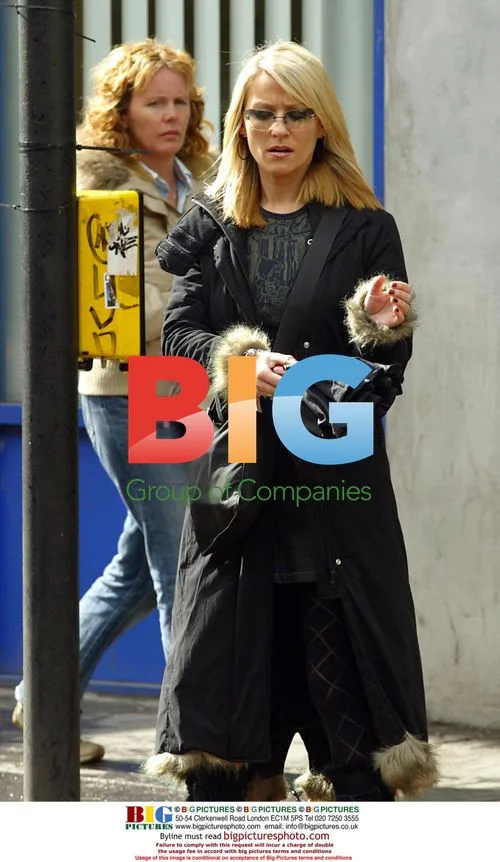Zoe Lucker and Hazel Bailey out for lunch and shopping