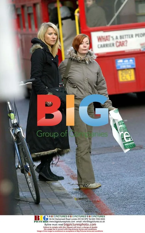 Actresses Zoe Lucker and Hazel Bailey Seen Out