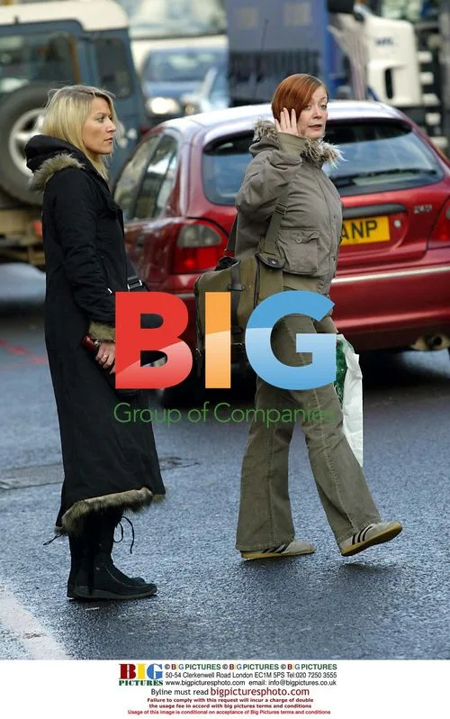 Actresses Zoe Lucker and Hazel Bailey out together