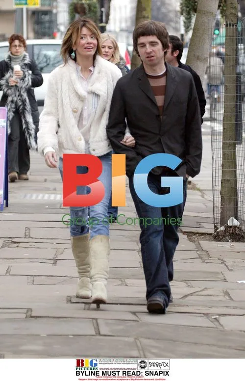 Noel Gallagher and Sarah MacDonald in Notting Hill