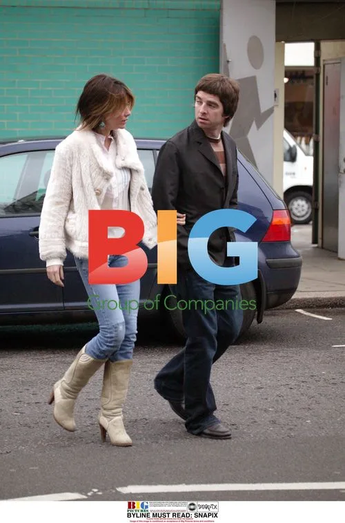 Noel Gallagher and Sarah MacDonald in Notting Hill