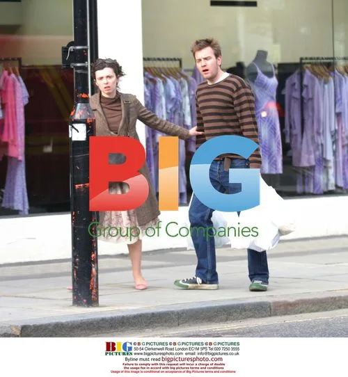 Ewan McGregor and Wife Shopping in London