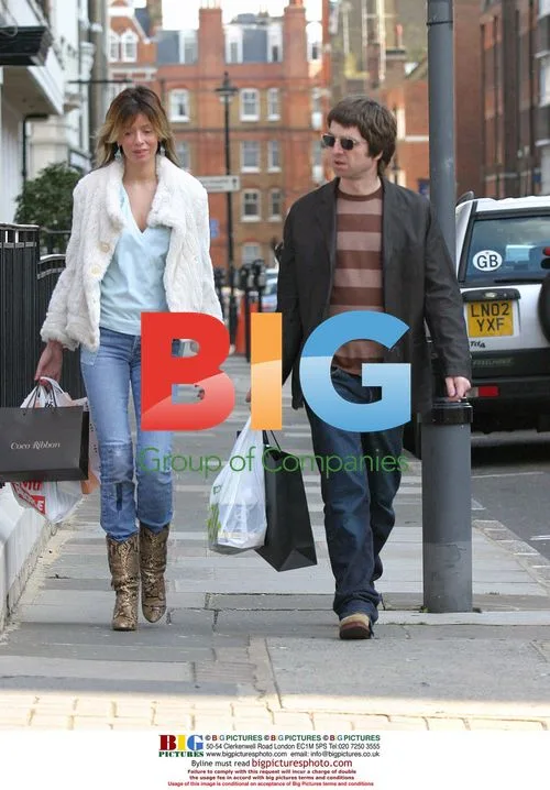 Noel Gallagher and Sara MacDonald