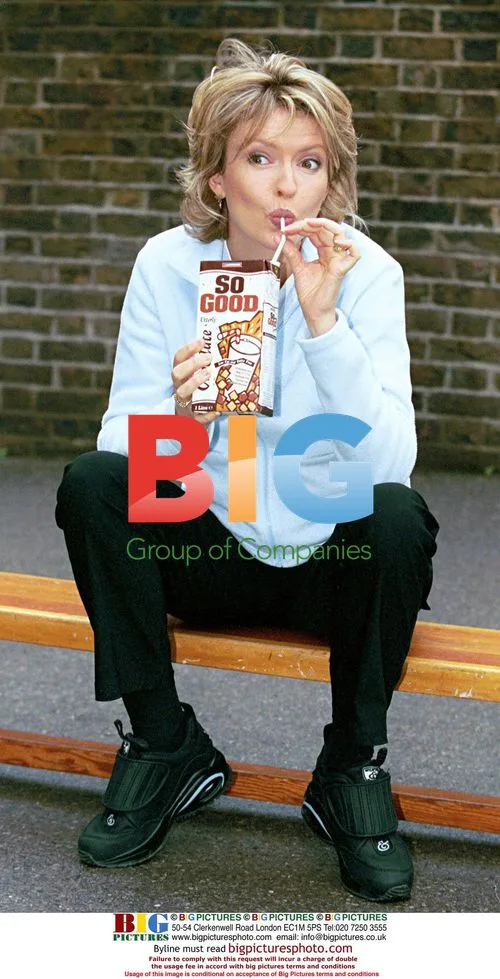 Caron Keating and So Good Soya Milk Campaign