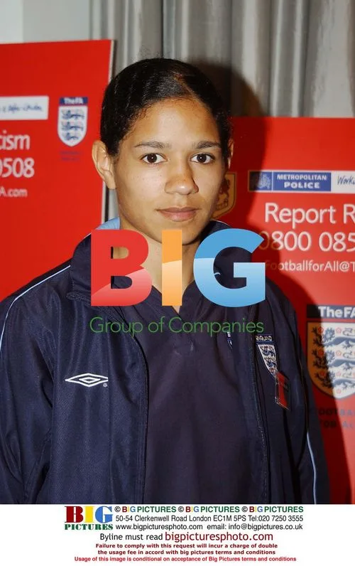 Mary Phillips at Anti-Racism Football Event