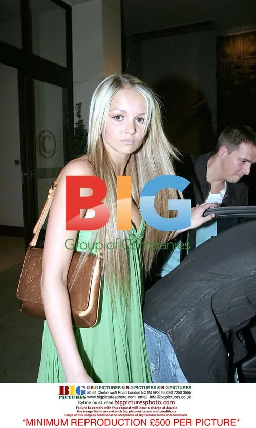 Jordan, Peter Andre, Jennifer Ellison, and Tony Richardson at Dinner