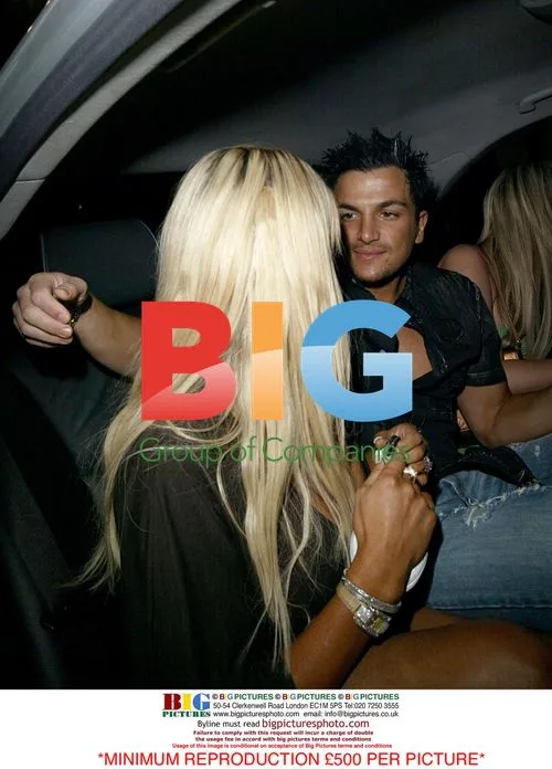 Jordan, Peter Andre, Jennifer Ellison, Tony Richardson
