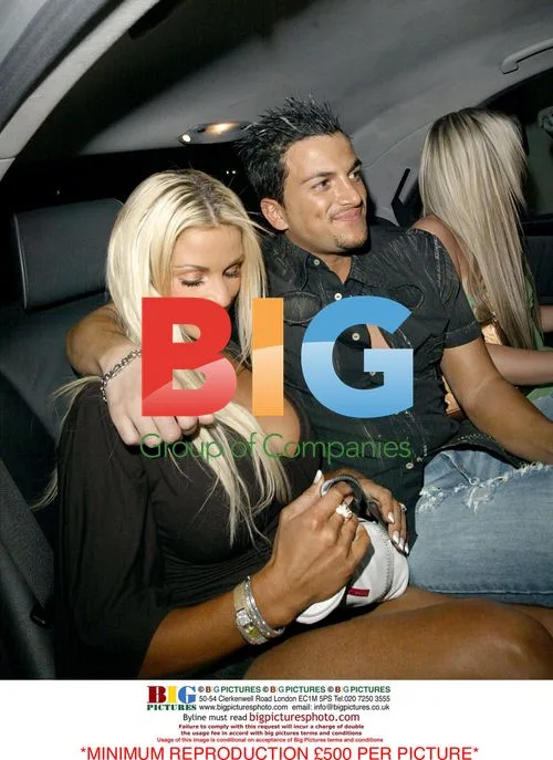 Jordan, Peter Andre, Jennifer Ellison, Tony Richardson Dinner