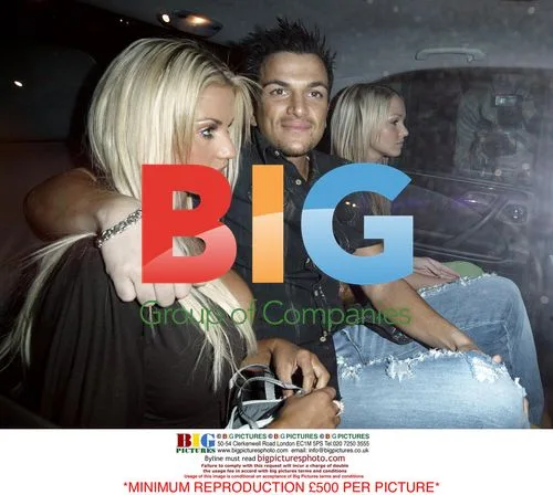 Jordan, Peter Andre, Jennifer Ellison, and Tony Richardson Dinner in London