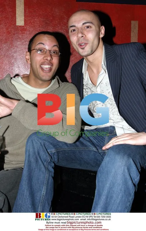 Ray Shah and Jon Tickle at Embassy club in London