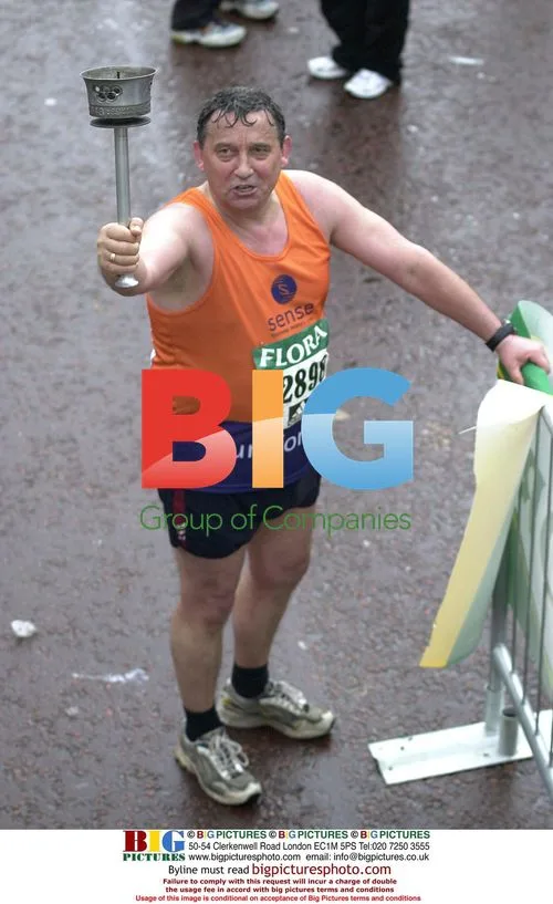 Former England Manager Graham Taylor at London Marathon