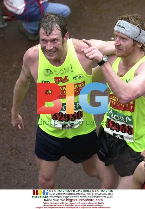 Jason Flemyng at London Marathon