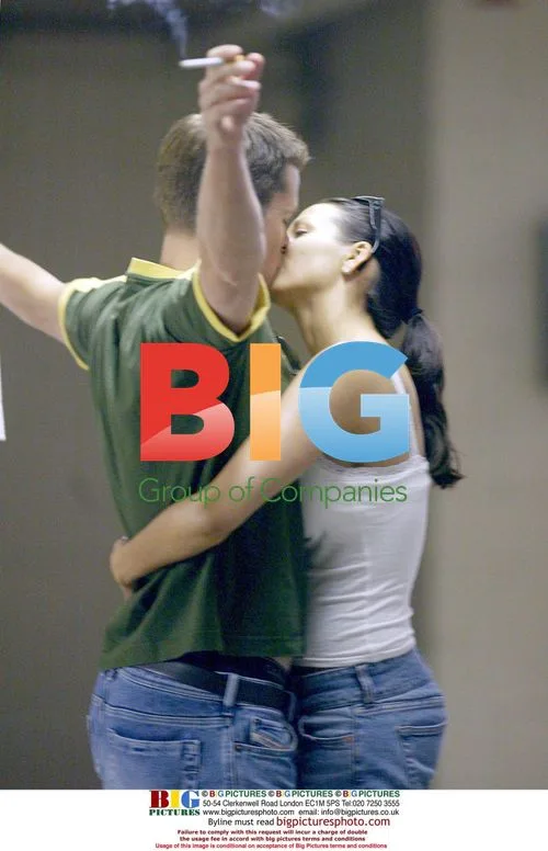 Matt Damon making out with Luciana Boroza
