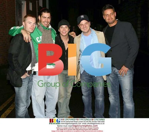 Boyzone Members Leave Dublin Restaurant