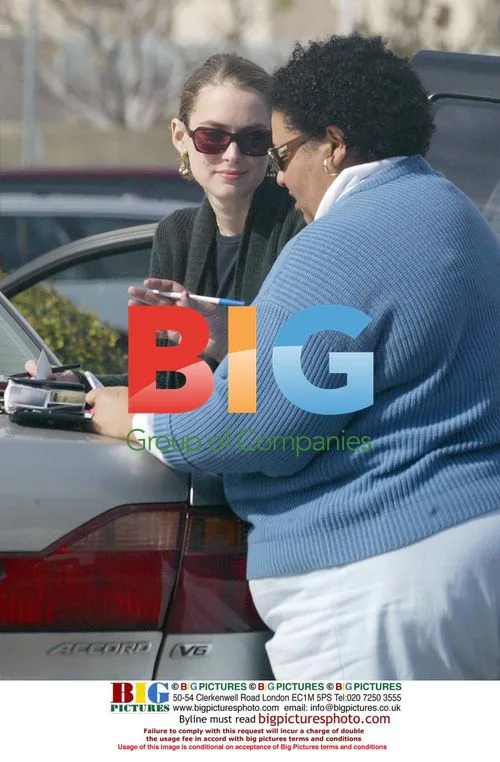 Winona Ryder in Car Park Accident