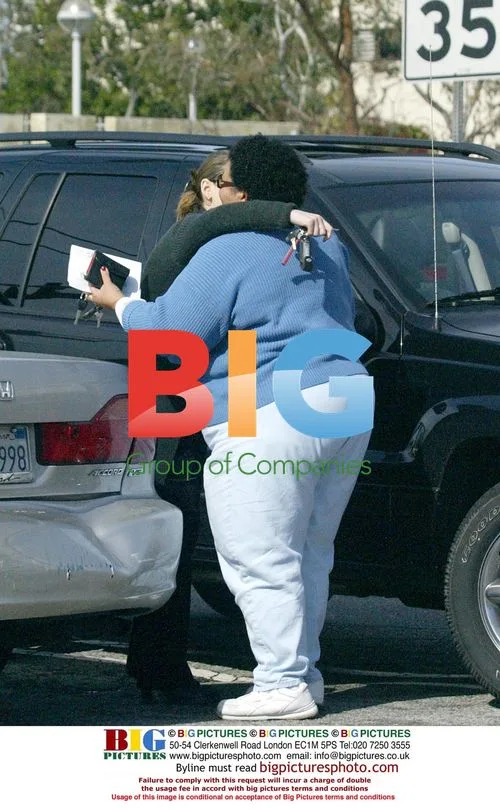 Winona Ryder in Car Park Accident