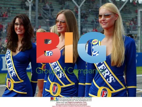 Foster's grid girls at San Marino Grand Prix