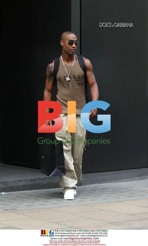 Simon Webbe Shopping in London