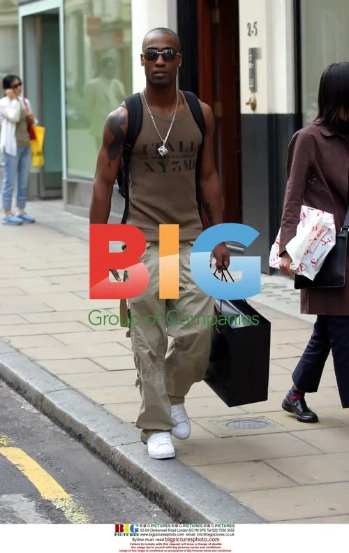 Simon Webbe Shopping in London