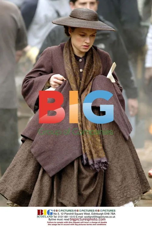 Daniela Denby-Ashe Filming BBC Costume Drama in Edinburgh