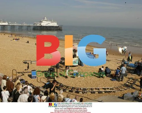 Pop Idol Contestants on Eastbourne Beach