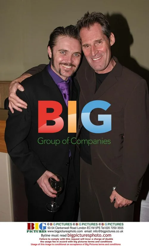 Alex Ferns and Ben Cross at Coyote on a Fence Party