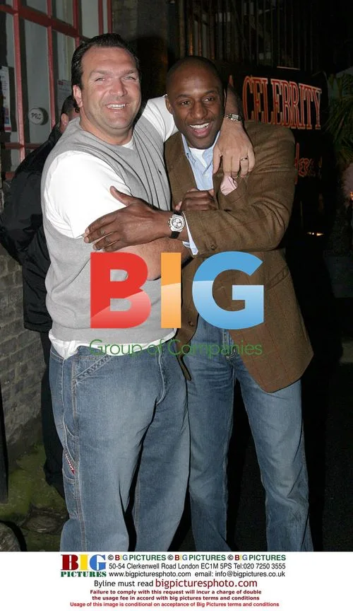 Neil Ruddock and John Fashanu at 'Im a Celebrity' Party
