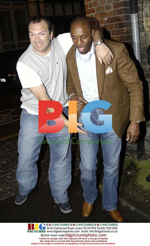 Neil Ruddock and John Fashanu at 'Im a Celebrity' Party