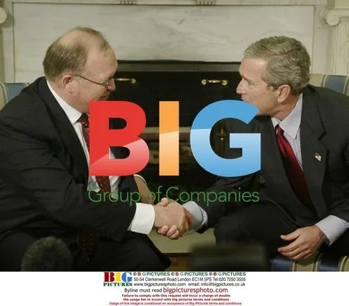 Swedish PM Persson and US President Bush in Oval Office