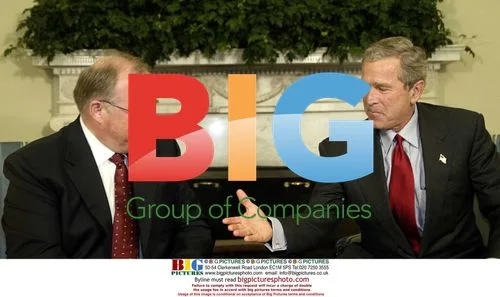 Swedish PM Persson and US President Bush