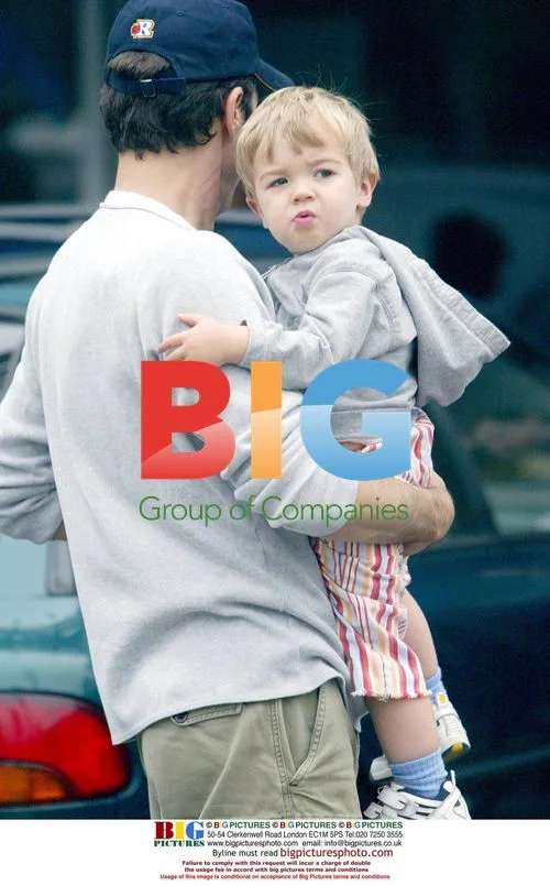 Eric McCormack and Family at Lunch in Studio City
