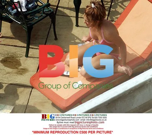 Britney Spears Sunbathing in London