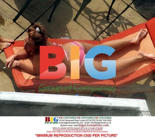 Britney Spears Sunbathing in London