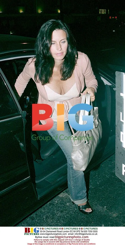Courtney Cox at Ben Stiller's Birthday Party