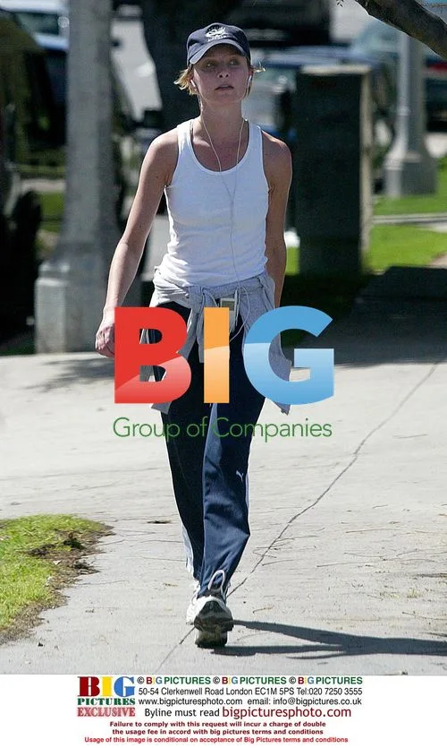 Calista Flockhart Jogging in Santa Monica