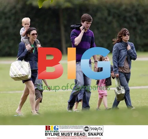 Mother Lisa Moorish and her kids out in London park