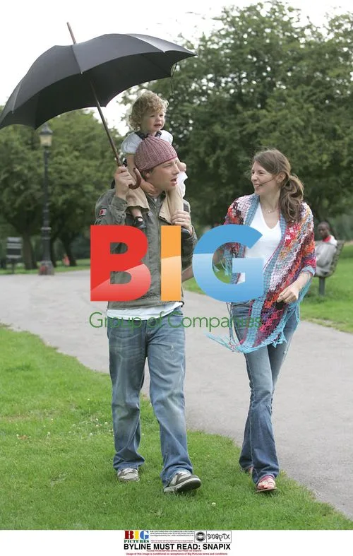 Jamie Oliver and Family in Park