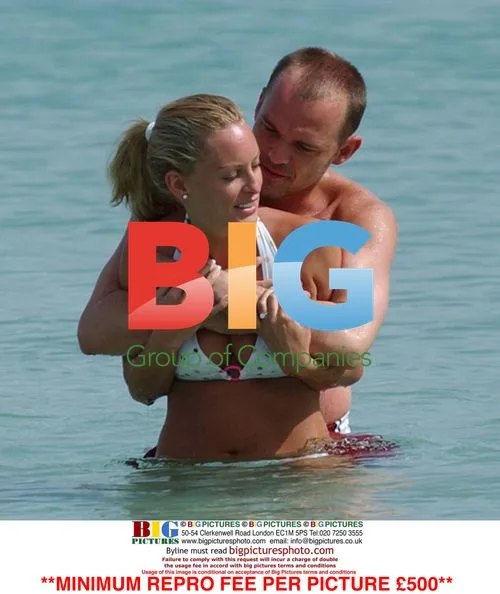 Joanna Taylor and Danny Murphy Swim in Caribbean