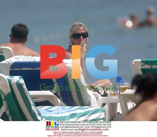 Nicole Appleton and Kate Thornton in Ibiza