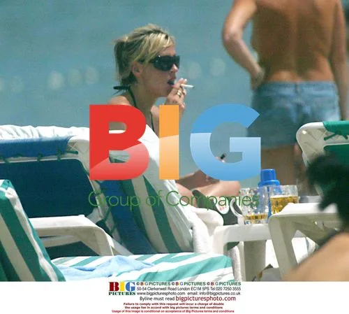 Nicole Appleton and Kate Thornton in Ibiza
