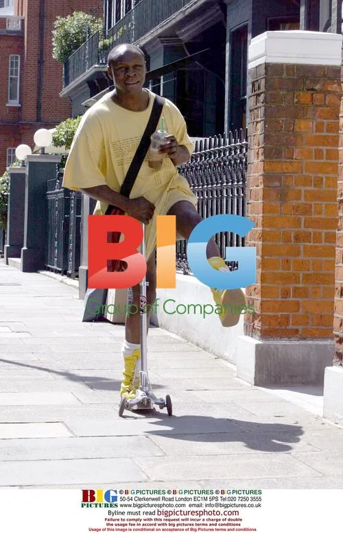 Chris Eubanks on Scooter in London