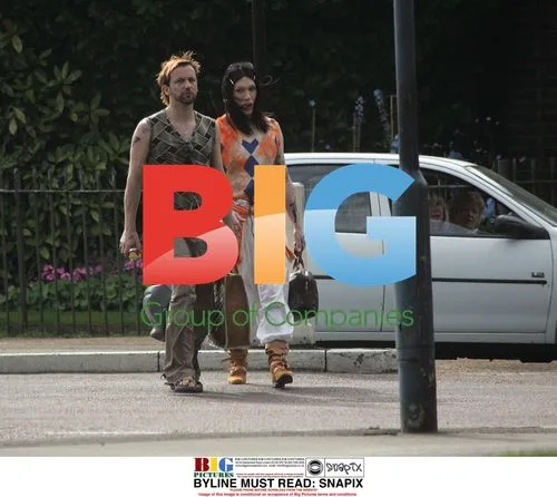Pete Burns Out Shopping in North London