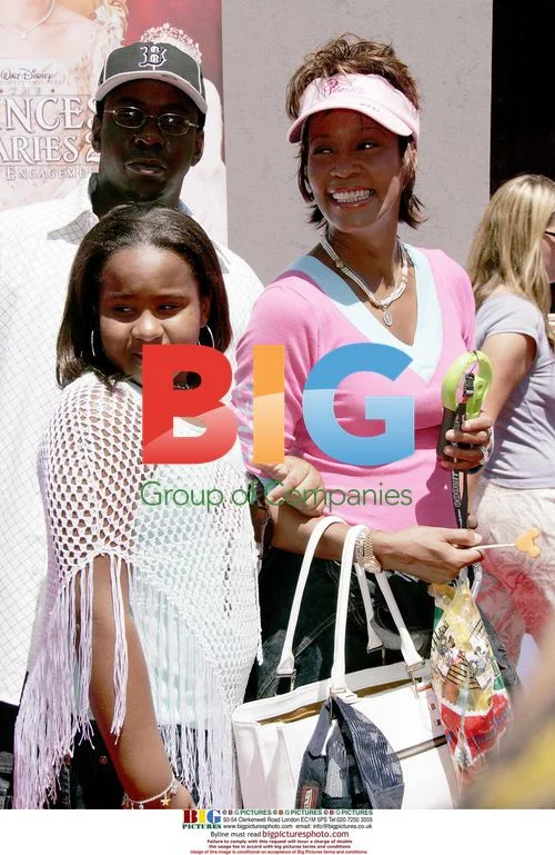 Whitney Houston, Bobby Brown, and Bobbi at Princess Diaries 2 Premiere